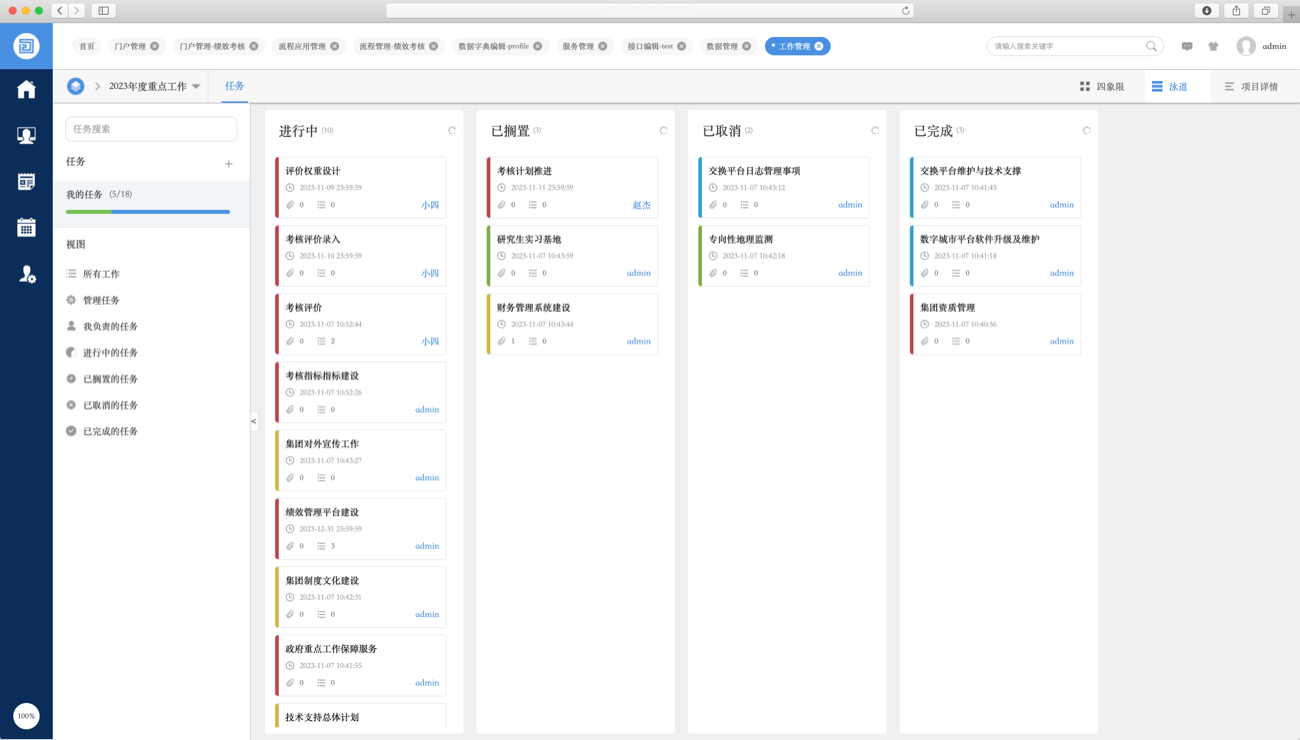 灵活定义看板视图