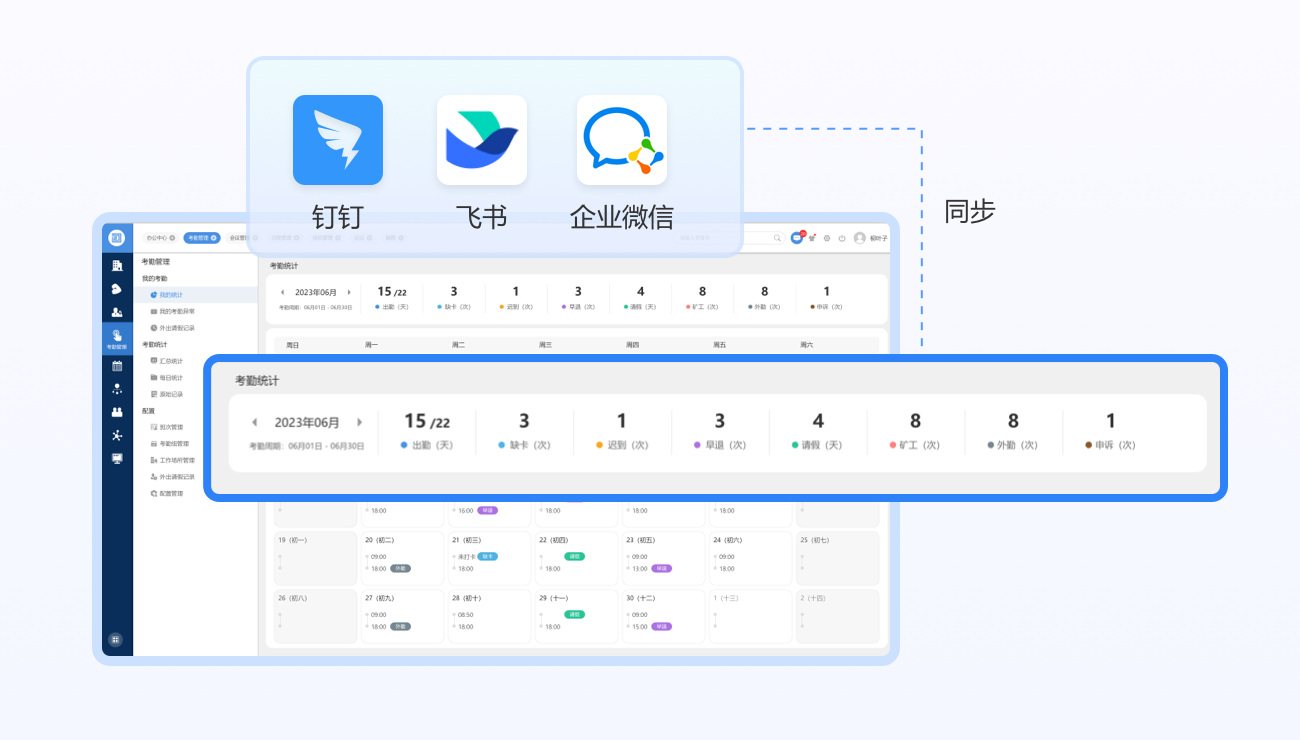 企微/钉钉同步